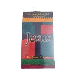 Jesus The Answer For Life VHS New Sealed Inspirational Film